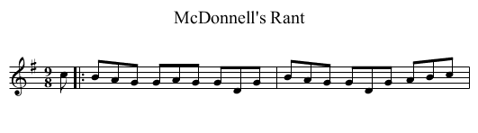 McDonnell's Rant - staff notation