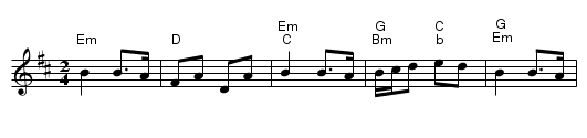 McElroy's Fancy - staff notation