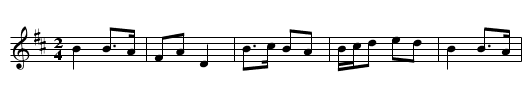 McElroy's Fancy - staff notation