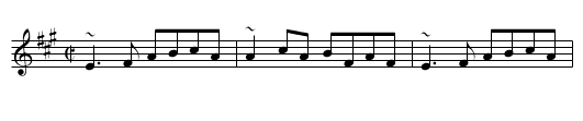 McFadden's Handsome Daughter - staff notation