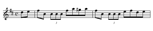McFadden's Reel - staff notation