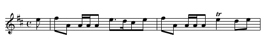 McFarlane's Strathspey. - staff notation
