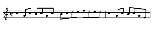 McGoldrick's - staff notation