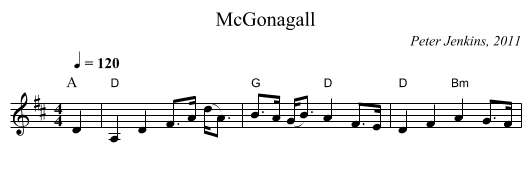 McGonagall - staff notation