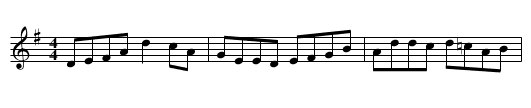 McGreevy's Favorite - staff notation