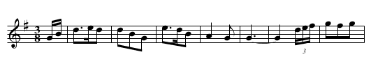 McGuire's Lament - staff notation