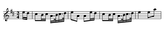 McKenzie Highlanders - staff notation