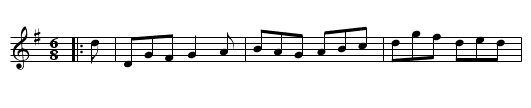 McMahon's Jig - staff notation