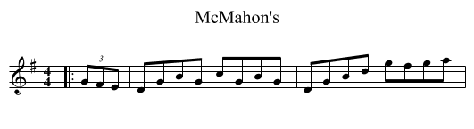 McMahon's - staff notation