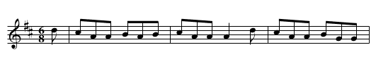 McNicholas', Paddy - staff notation