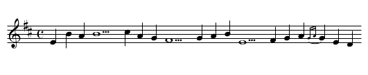 Me Zo Ganet E Kreiz Ar Mor - staff notation