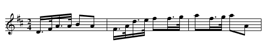 Meadow Schottische - staff notation