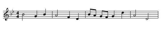 Meadowlands - staff notation