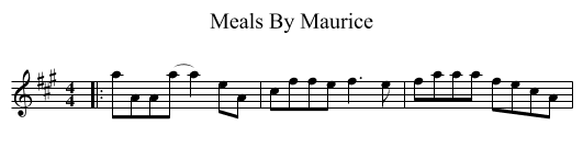 Meals By Maurice - staff notation