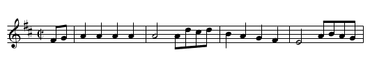 Measure for Measure. PFD2.323 - staff notation