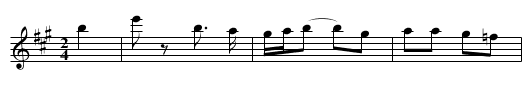 Mechoeteneste Majne - staff notation