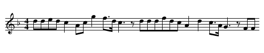 Meiheizi ku - staff notation