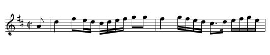 Meillionen - staff notation