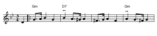 Mein Geliebte - staff notation