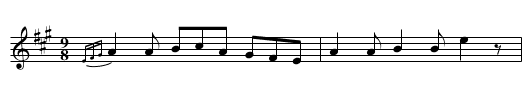 Melancholy Martin - staff notation