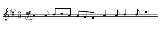 Melancholy Martin - staff notation