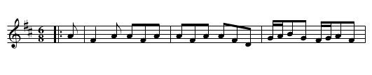 Mellonie's Jig - staff notation