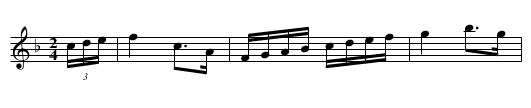Mellow Horn Sett Figure 2 - staff notation