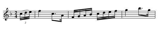 MELLOW HORN SETT (tune 2) - staff notation