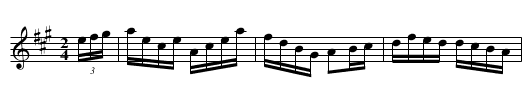 Melodeon Hornpipe - staff notation