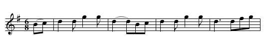 Melodeon Sett by M, Titus No. 1 - staff notation