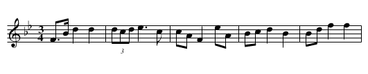 Melodia instrumentalna - staff notation