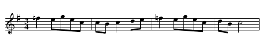 Melodia instrumentalna - staff notation
