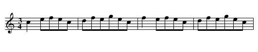 Melodia instrumentalna - staff notation