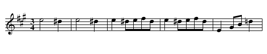 Melodia instrumentalna - staff notation
