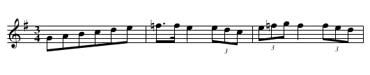 Melodia instrumentalna - staff notation