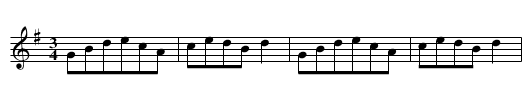 Melodia instrumentalna - staff notation