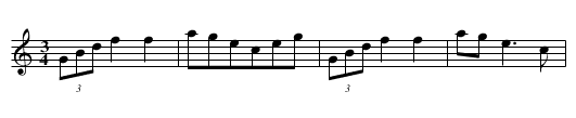 Melodia instrumentalna - staff notation