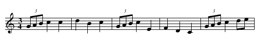 Melodia instrumentalna - staff notation