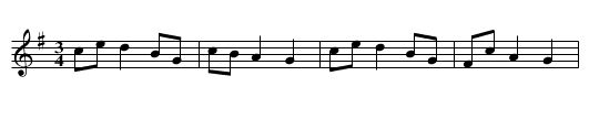 Melodia instrumentalna - staff notation
