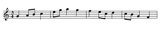Melodia instrumentalna - staff notation