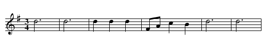 Melodia instrumentalna - staff notation