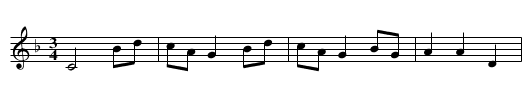 Melodia instrumentalna - staff notation