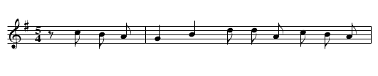 M'En Soui Estado Proumena - staff notation