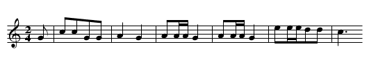Meng Mamm hat mir e Man gin, S. 31 - staff notation