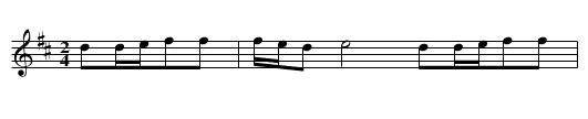 Mengjiangnu - staff notation