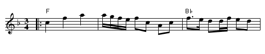 Menuett Fr&aring;n Karleby - staff notation