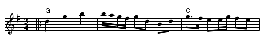 Menuett Fr&aring;n Karleby - staff notation
