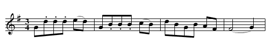 Menuetto by Ruppee EHo.108 - staff notation
