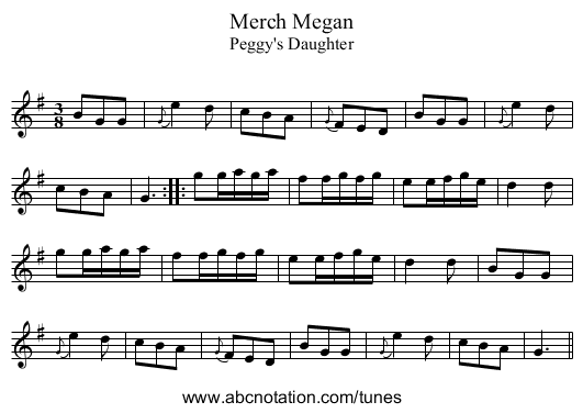 Merch Megan - staff notation