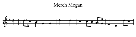 Merch Megan - staff notation